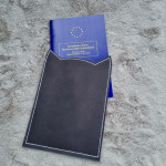 Stickserie ITH - Impfpasshülle Katzenkopf Ohren Blanko